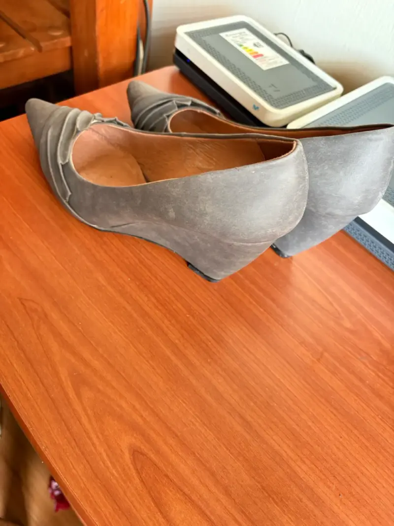 Zapatos de tacón gris Bario talla 38 - 3