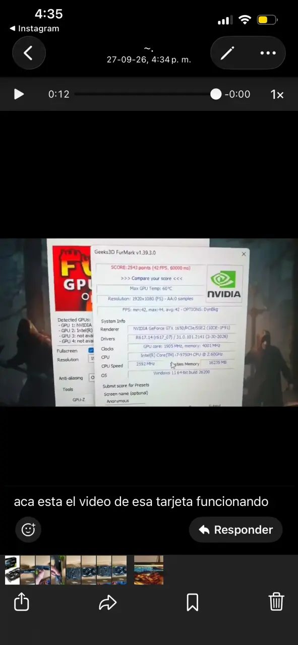 Tarjeta Gráfica ASUS GeForce GTX 1650 4GB - 6