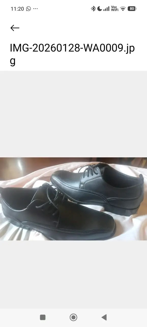 Zapatos de vestir negros para hombre 100% CUERO - 2
