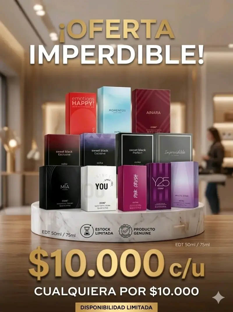 Perfumes EDT 50ml/75ml Oferta Limitada - 1