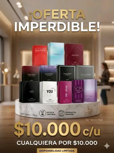 Perfumes EDT 50ml/75ml Oferta Limitada - miniatura 1