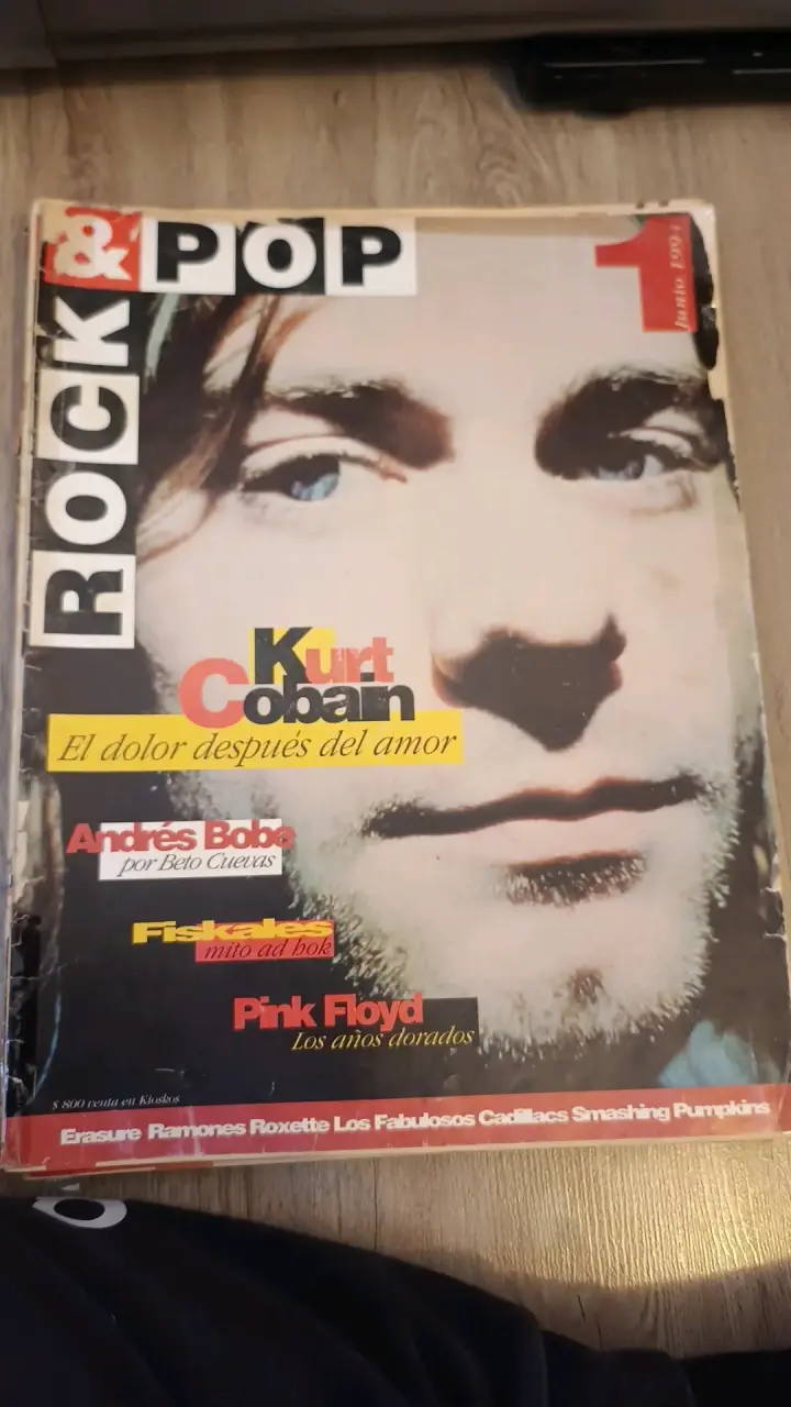 Revista Rock & Pop N°1 con Kurt Cobain