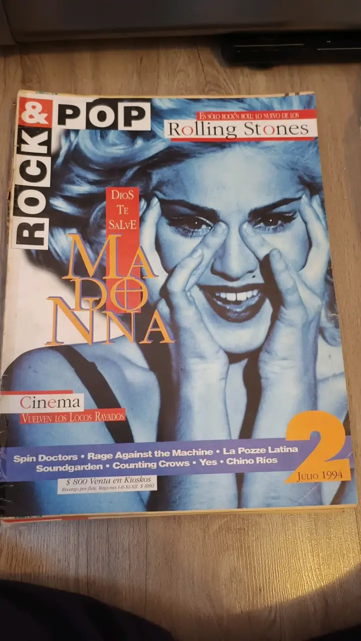 Revista Rock & Pop Madonna Julio 1994