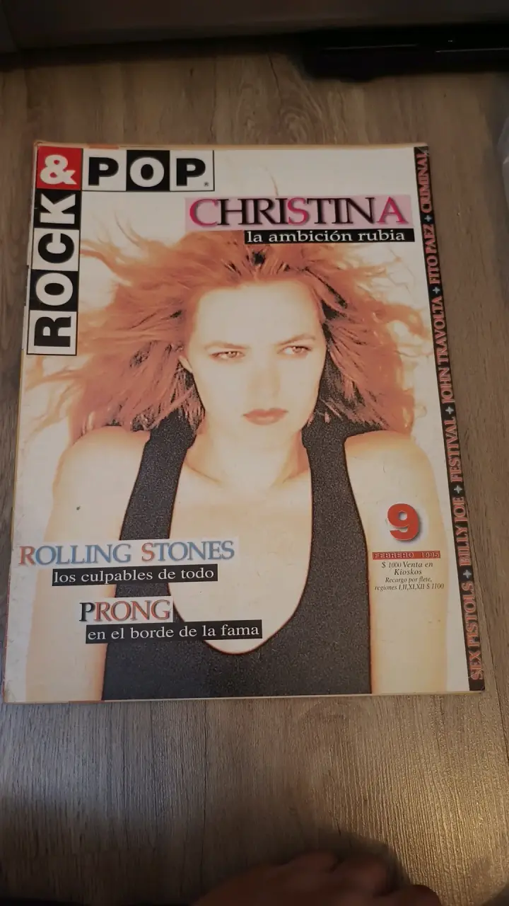 Revista Rock & Pop Christina Febrero 1995