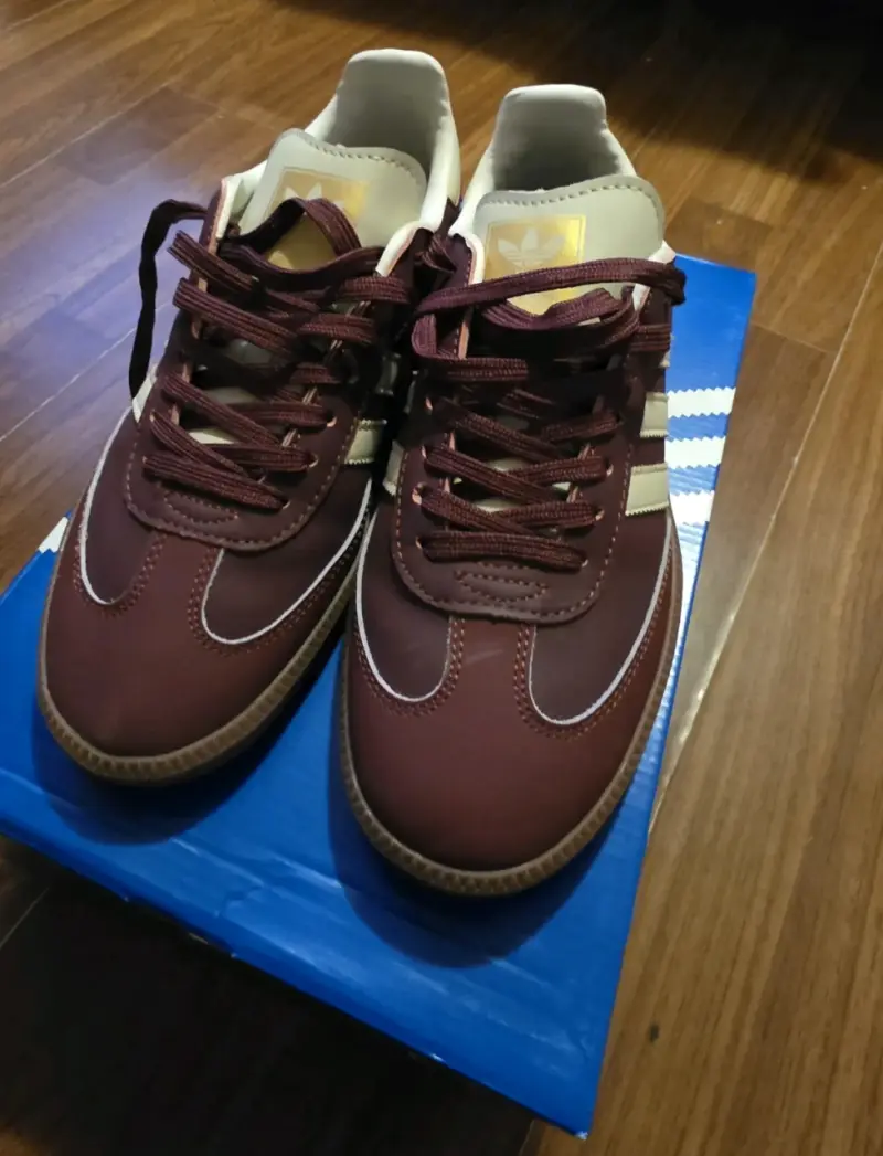 Zapatillas Adidas Samba burdeos para hombre - 1