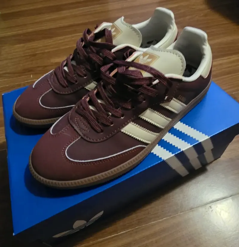 Zapatillas Adidas Samba burdeos para hombre - 2