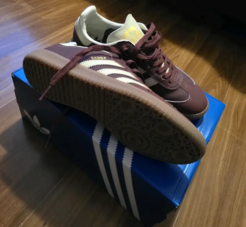 Zapatillas Adidas Samba burdeos para hombre - 3