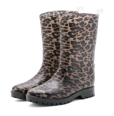 Botas de lluvia con estampado animal print. # 36 - miniatura 1