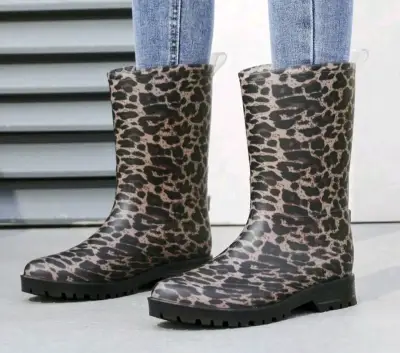 Botas de lluvia con estampado animal print. # 36 - miniatura 2