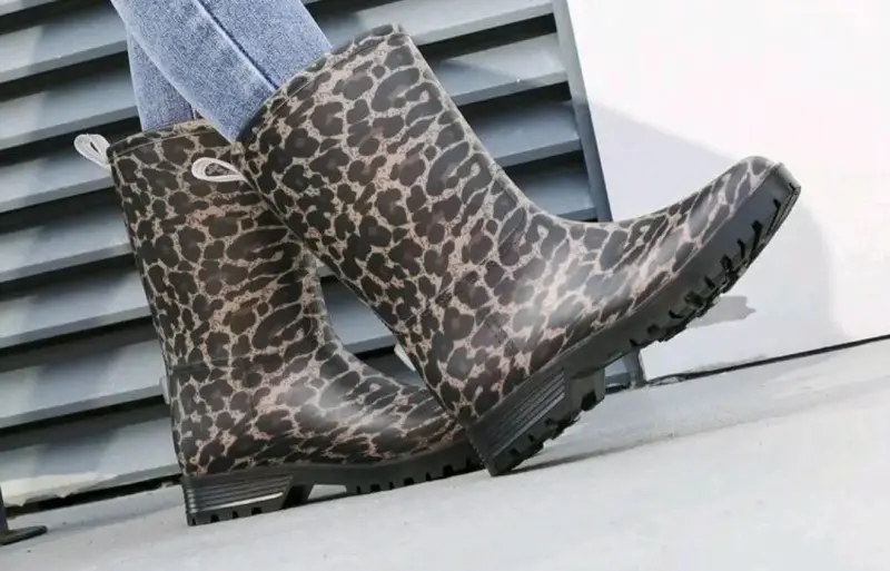 Botas de lluvia con estampado animal print. # 36 - 6