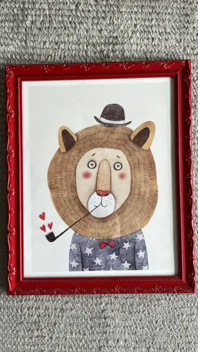 cuadros decorativos con animales 50x40 - miniatura 2