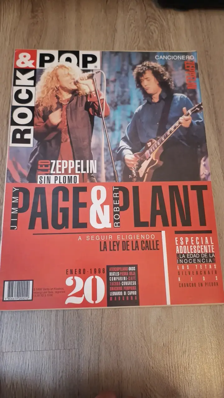 Revista Rock & Pop Led Zeppelin 1996