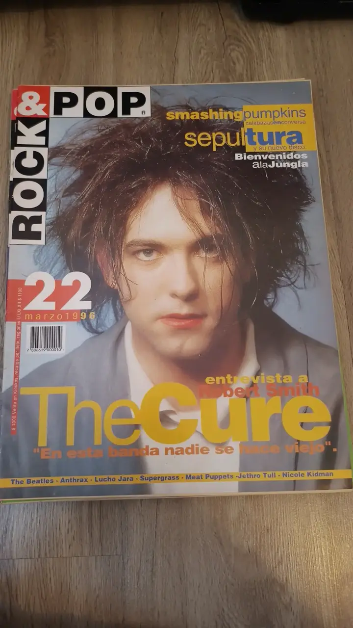 Revista Rock & Pop marzo 1996 con The Cure