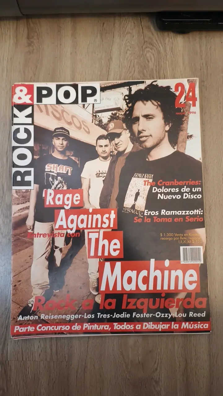 Revista Rock & Pop mayo 1996 con Rage Against The
