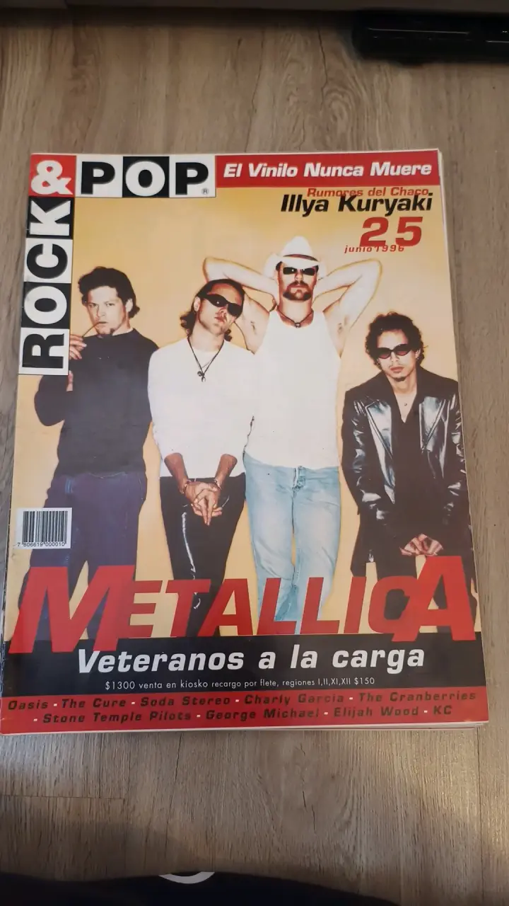 Revista Rock & Pop Metallica 1996