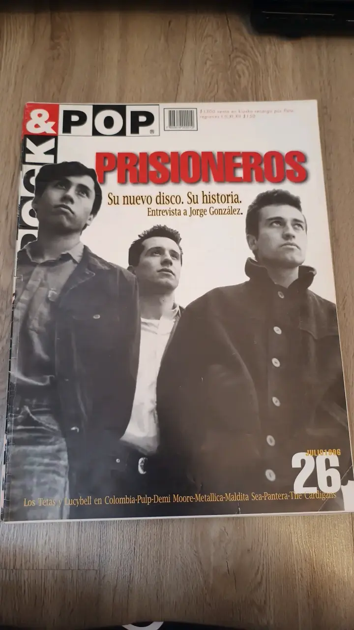 Revista Rock & Pop Prisioneros Julio 1996