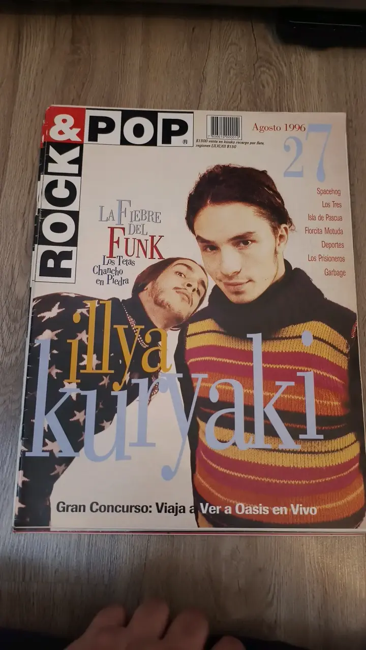 Revista Rock & Pop Agosto 1996 Illya Kuryaki