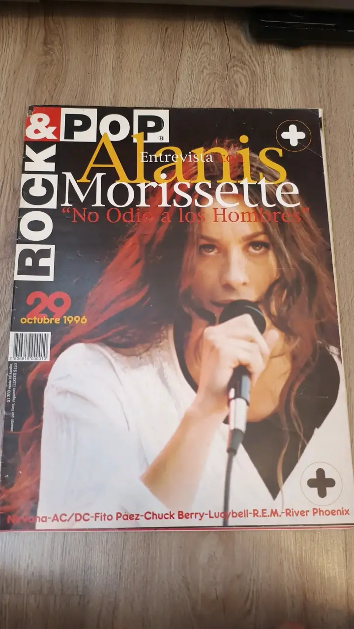 Revista Rock & Pop octubre 1996 Alanis Morissette