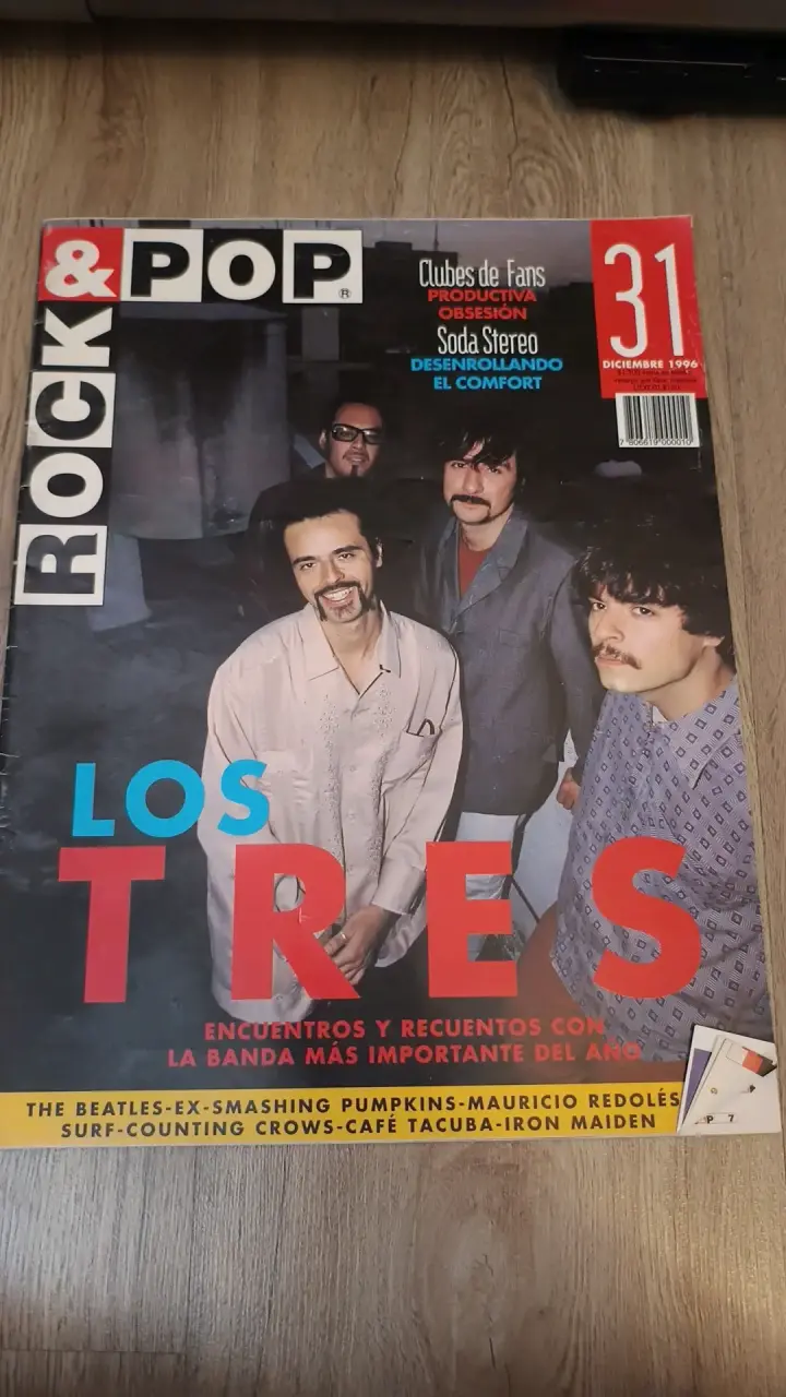 Revista Rock & Pop Los Tres Diciembre 1996