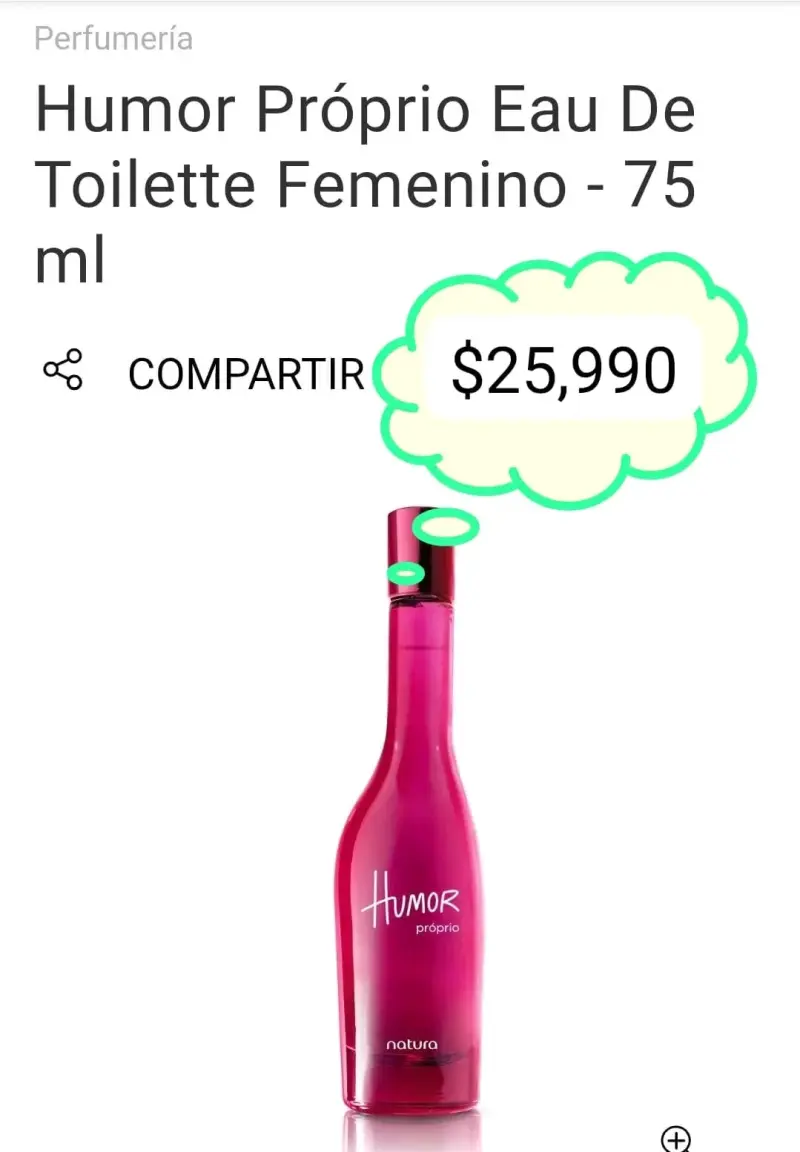 Perfume Natura Humor Próprio Eau De Toilette 75 ml - 3