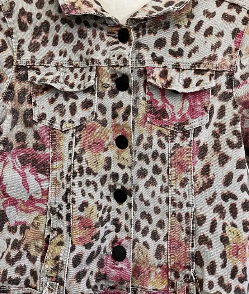 Chaqueta animal print floral - 4