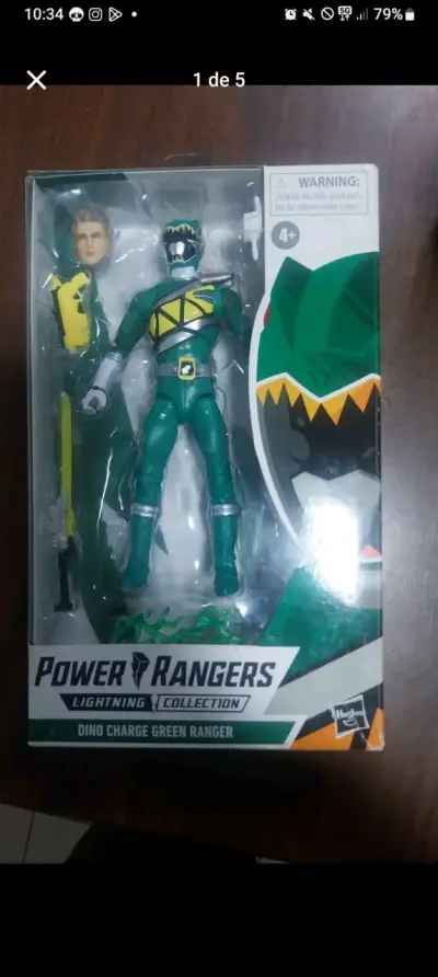 Figura Power Rangers Dino Charge Green Ranger - miniatura 1