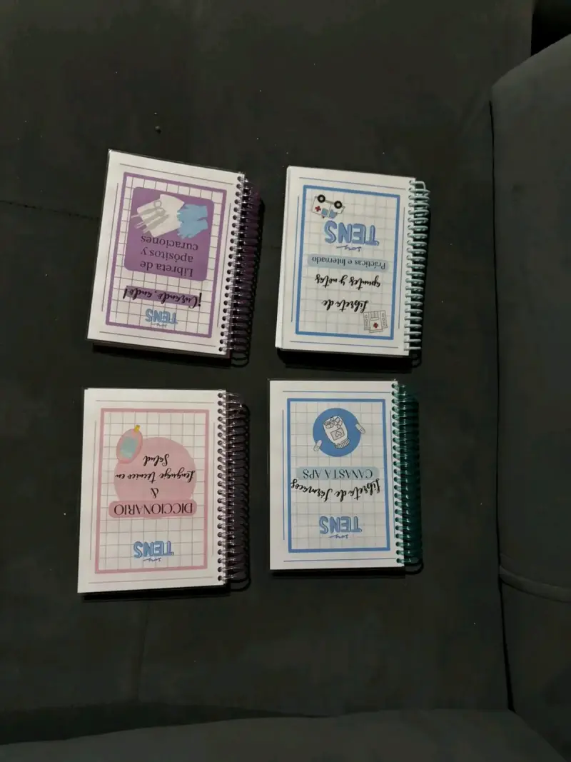 Cuadernos de Estudio TENS con Espiral