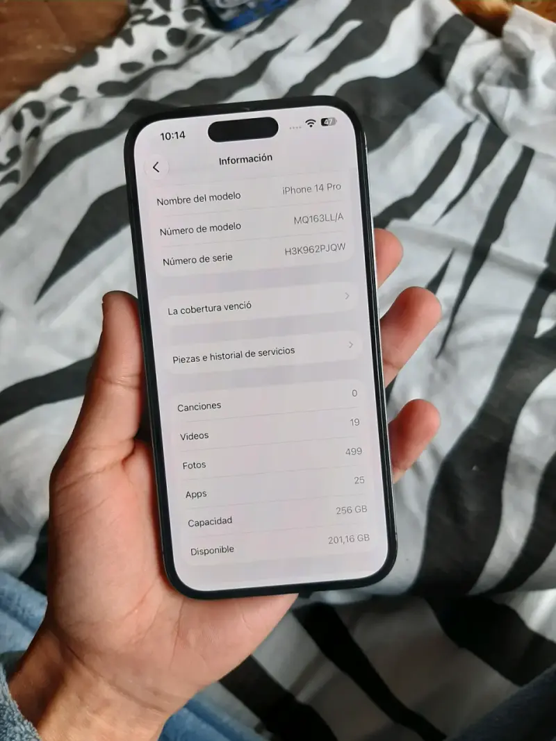 IPhone 14 pro morado 256Gb Grado B - 6