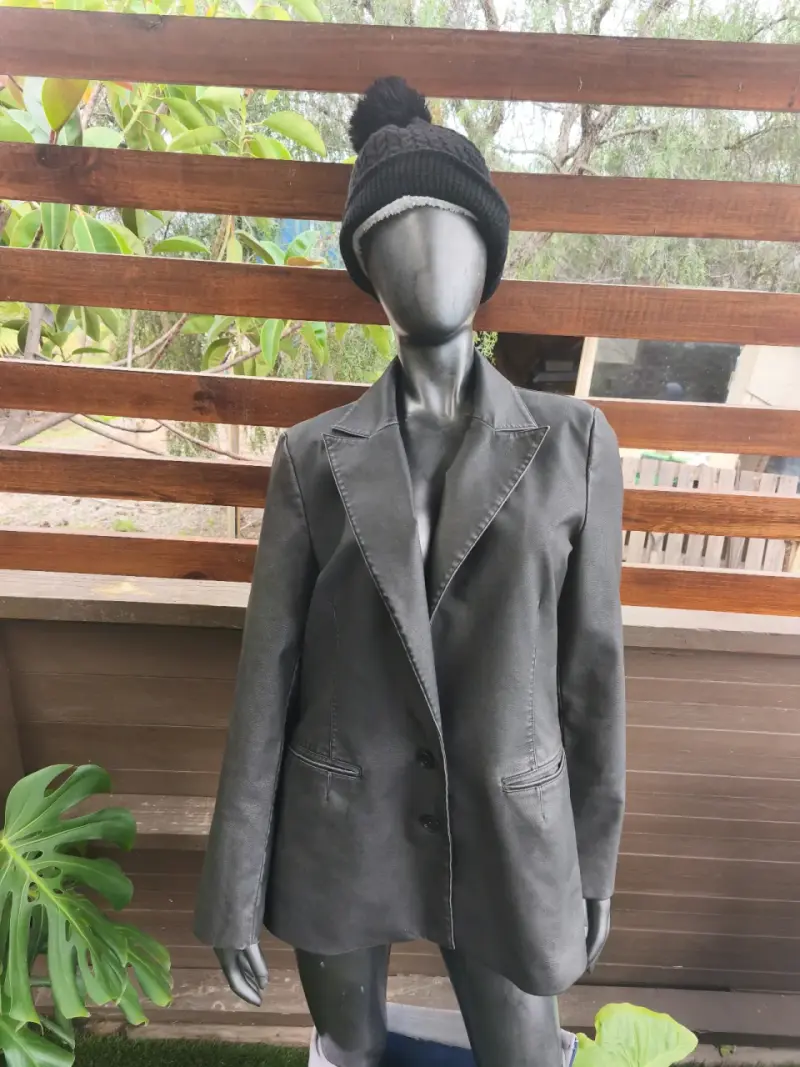 Blazer negro elegante para mujer talla 42 - 1