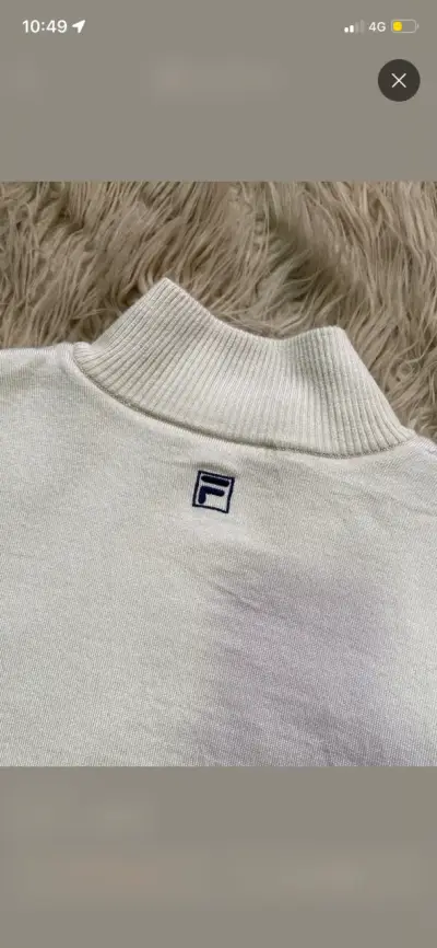 Chaqueta Fila Golf beige con cierre - miniatura 2