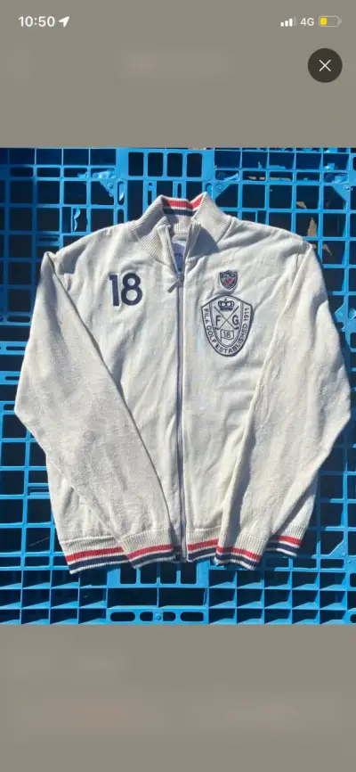 Chaqueta Fila Golf beige con cierre - miniatura 5