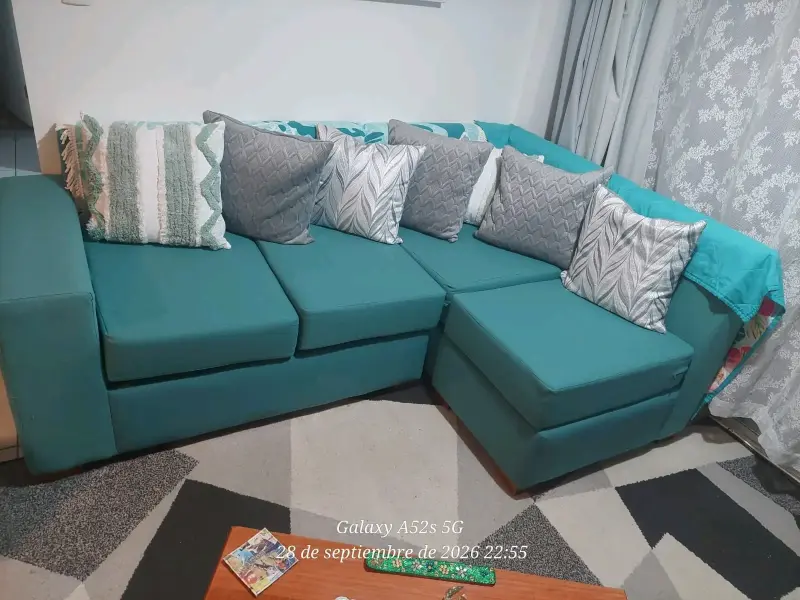 Sofá esquinero modular con cojines - 2
