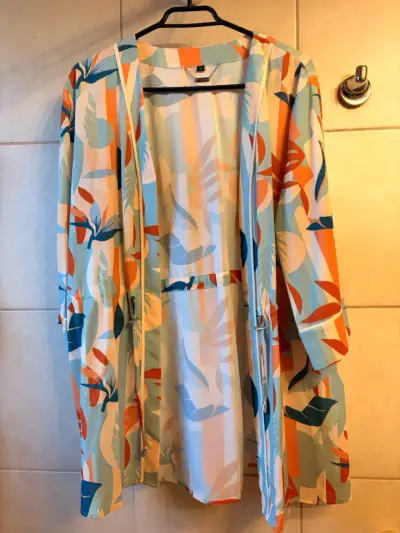 Kimono estampado MaGriffe multicolor para mujer - miniatura 3