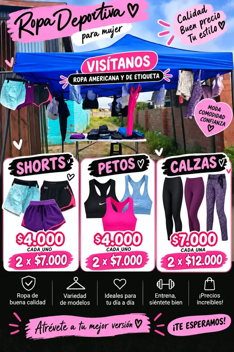 Ropa deportiva para mujer de calidad