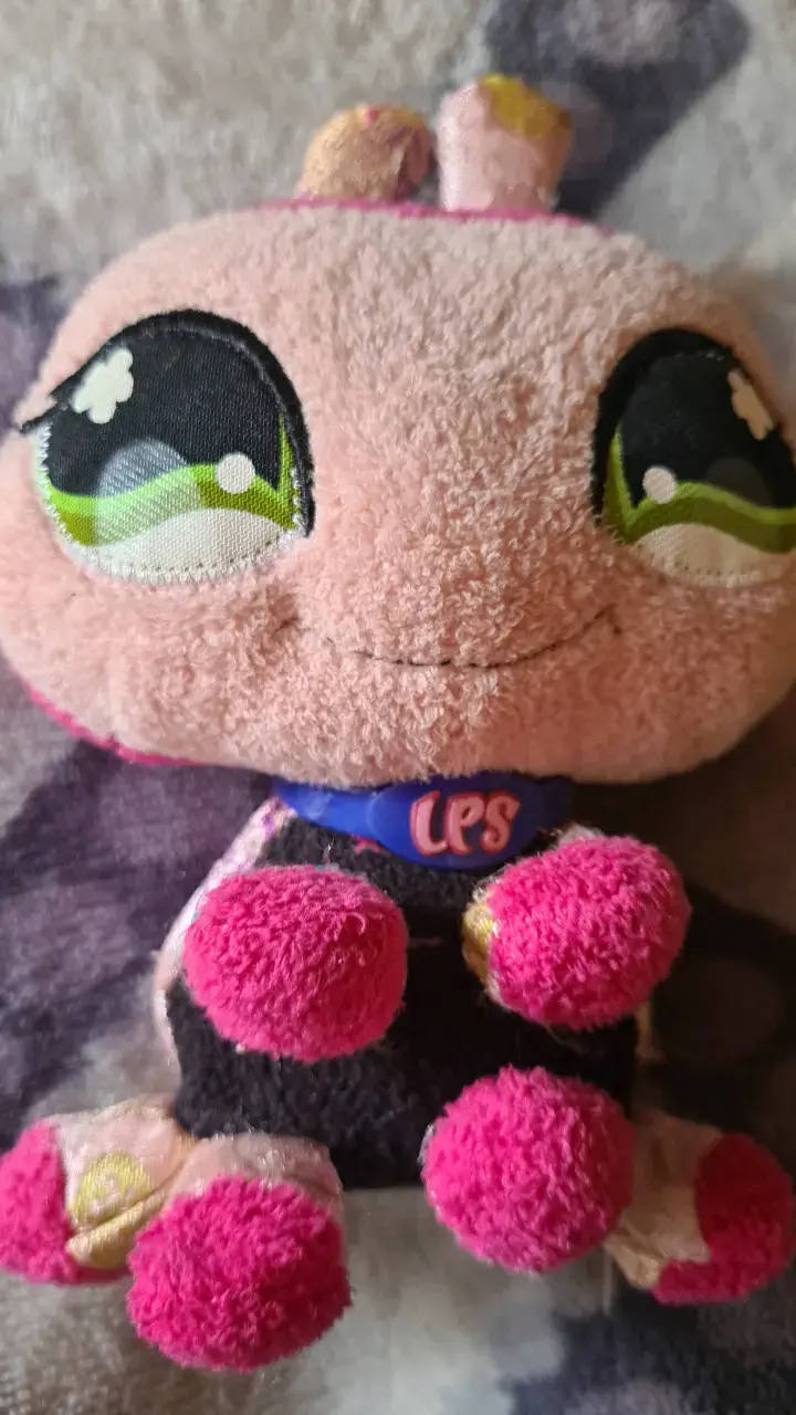 Peluche Littlest Pet Shop mariposa rosa - 3