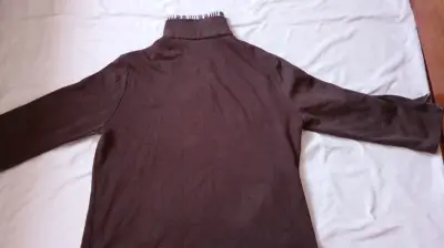 Polerón marrón con cierre para hombre - miniatura 2