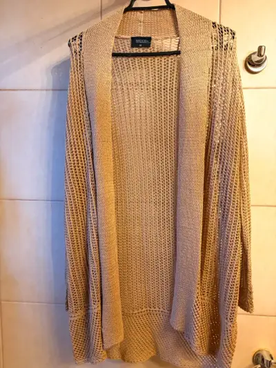 Cárdigan tejido beige para mujer Wados M - miniatura 1