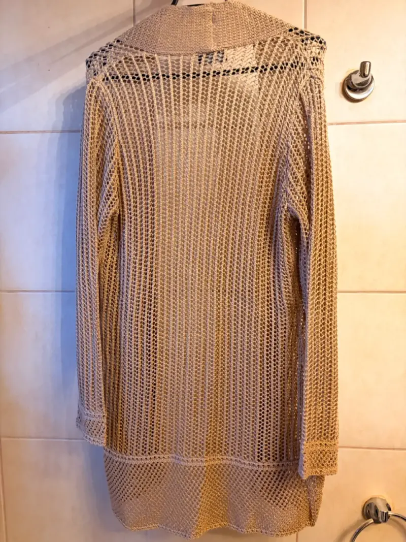 Cárdigan tejido beige para mujer Wados M - 2