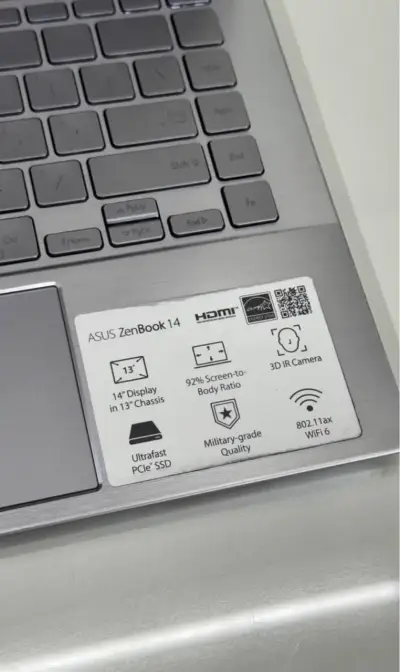 Notebook ASUS Zenbook 14" / Ryzen 5 / NVIDIA MX350 - miniatura 5