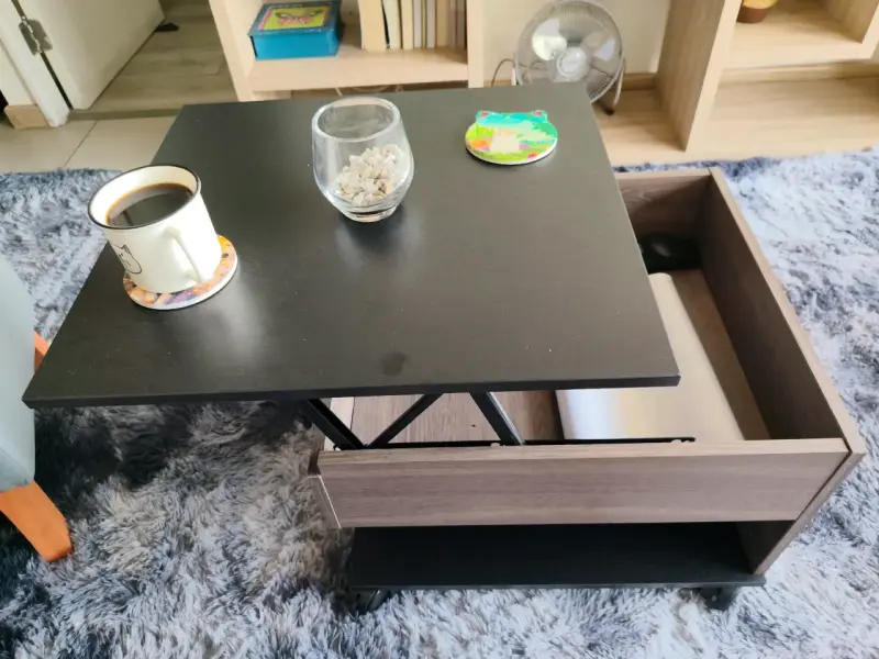 Mesa de centro elevable moderna - 2