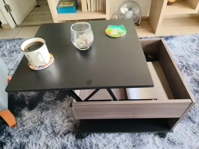 Mesa de centro elevable moderna - miniatura 2