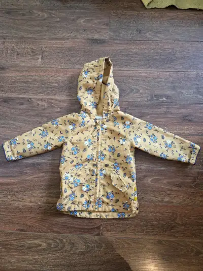 Chaqueta cortaviento para niña con capucha - miniatura 1