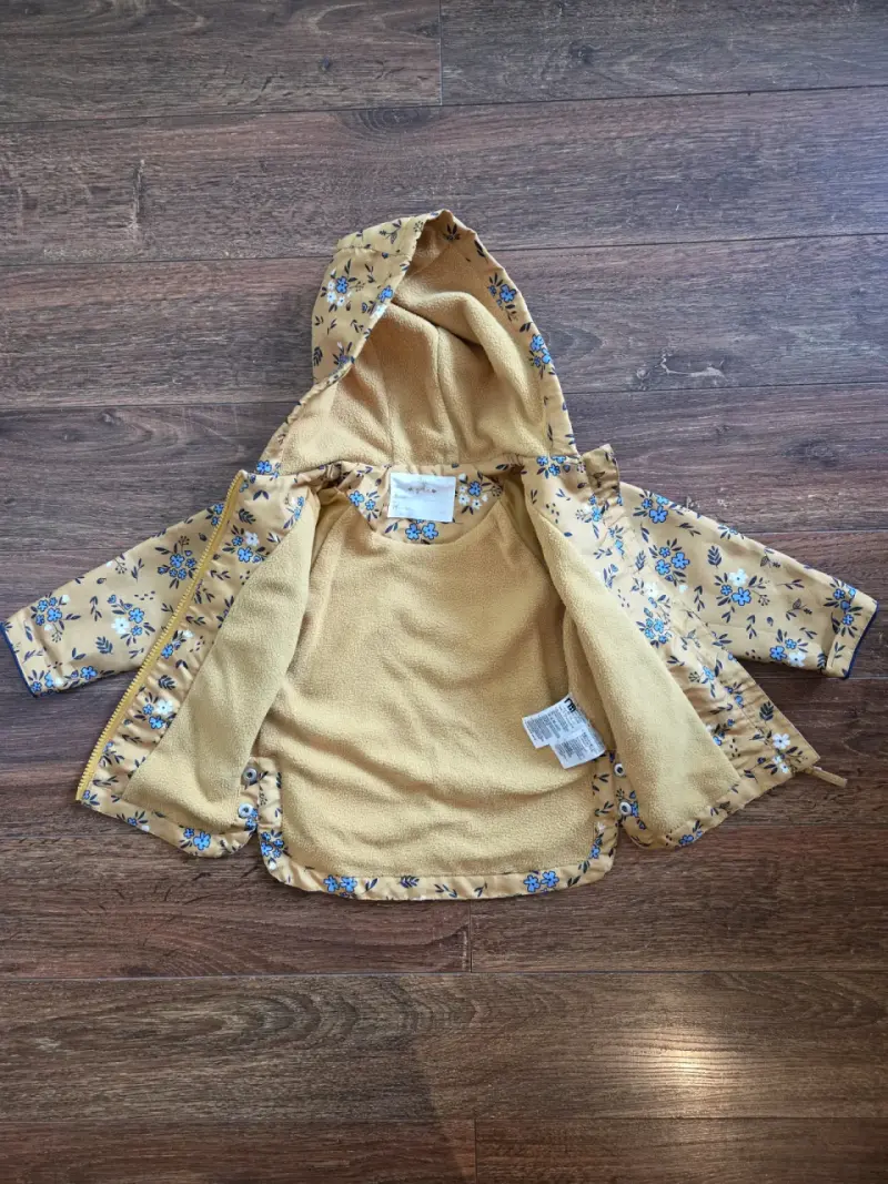 Chaqueta cortaviento para niña con capucha - 2