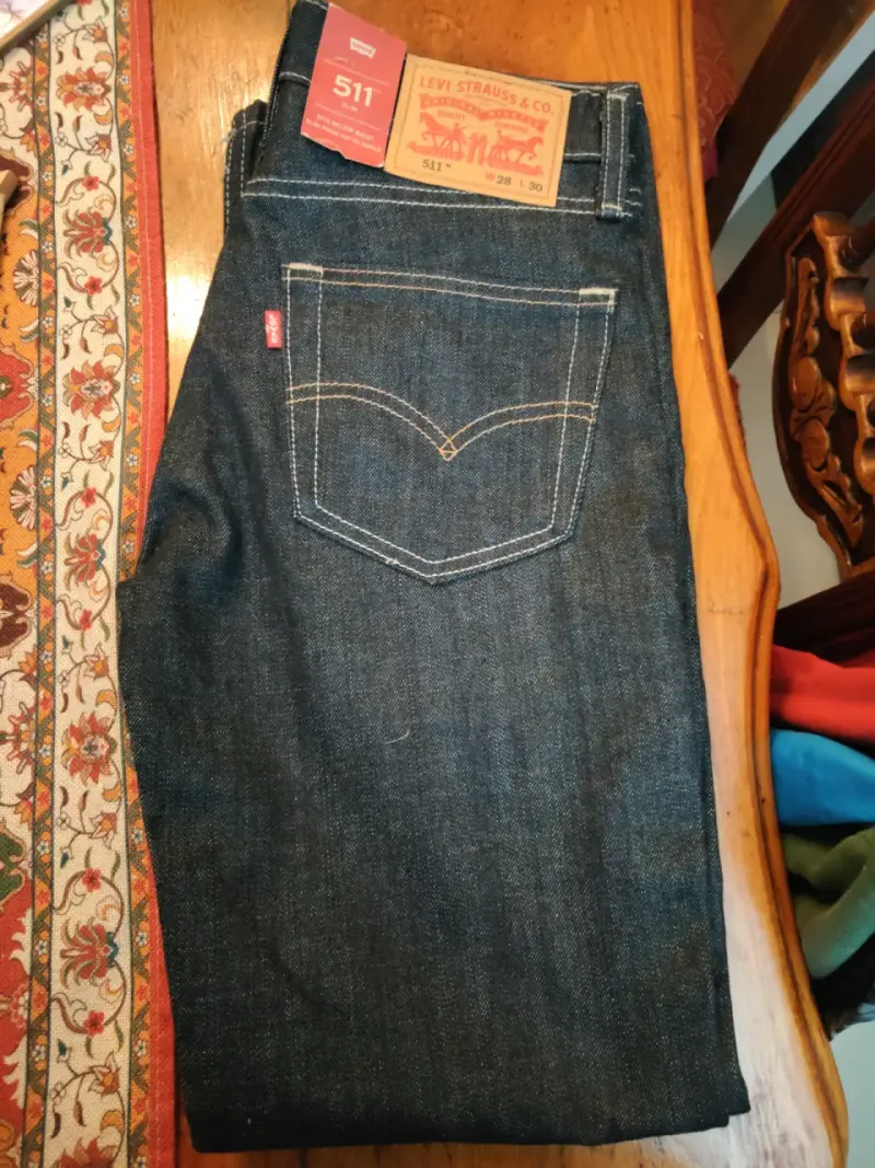 Jeans Levi's 511 Slim Fit Azul Oscuro - 1