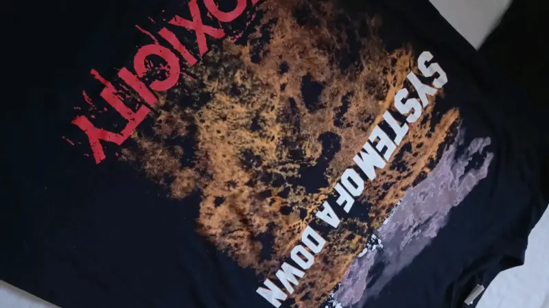 Polera negra System of a Down Toxicity - 2