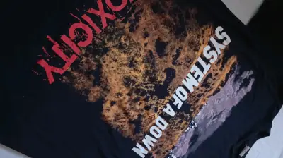 Polera negra System of a Down Toxicity - miniatura 2