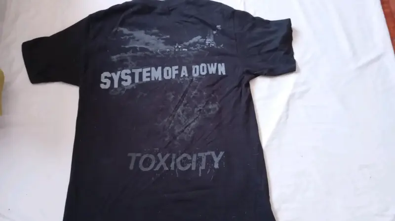 Polera negra System of a Down Toxicity - 3