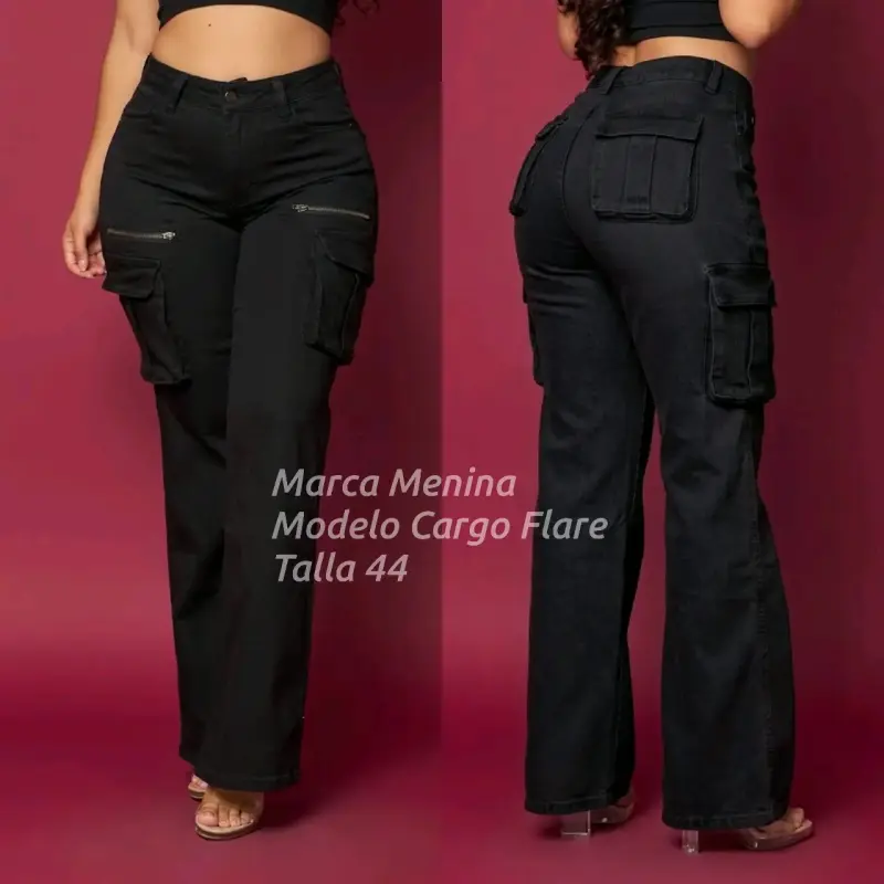 Jeans Cargo y Trenzado - 1