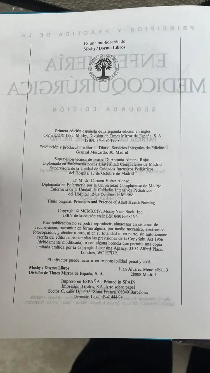 Libros Enfermería Medicoquirúrgica Segunda Edición - 2
