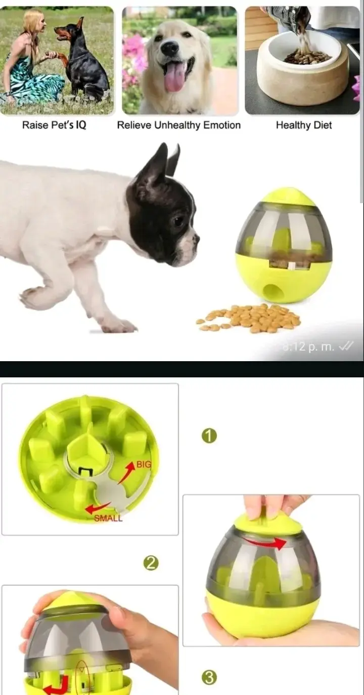 Juguete dispensador de comida para perros - 1